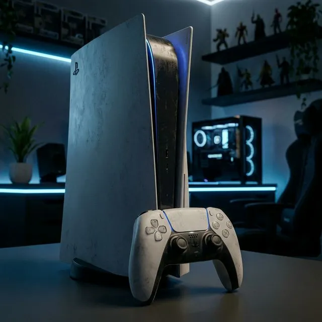 PlayStation 5 Console Setup Dubai - Large 4K screens and comfortable seating for PS5 gaming