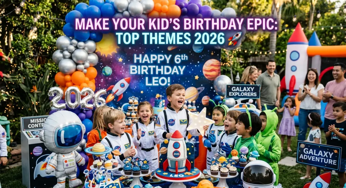 Make Your Kid’s Birthday Epic: Top Themes 2026